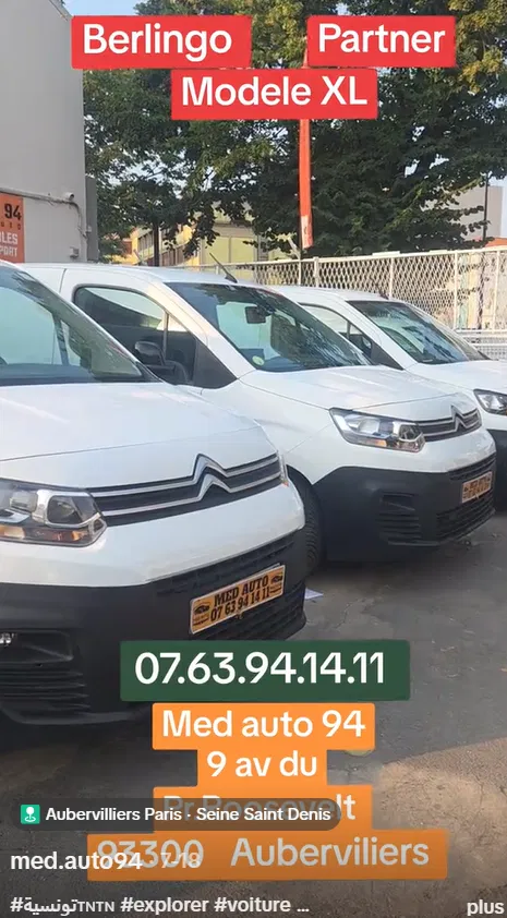 Citroën Berlingo / Partner Modèle XL